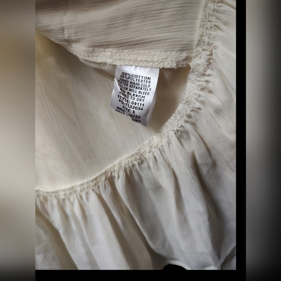 NWOT Umgee Boho Ivory Vest - Picture 4 of 4